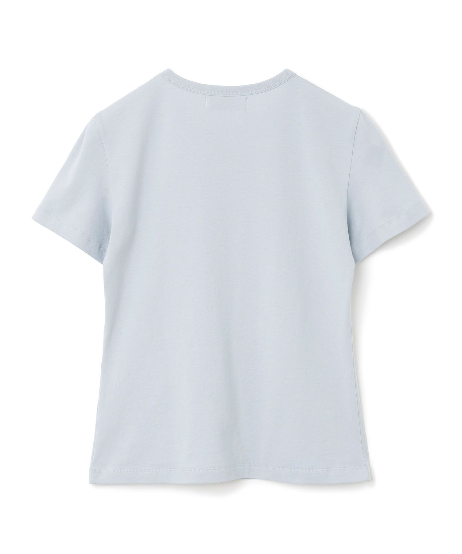 MILLO WOMEN☆Pearl Ribbon T-shirt MUSINSA | MILLO WOMEN Pearl Ribbon T-shirt [Powder Blue]