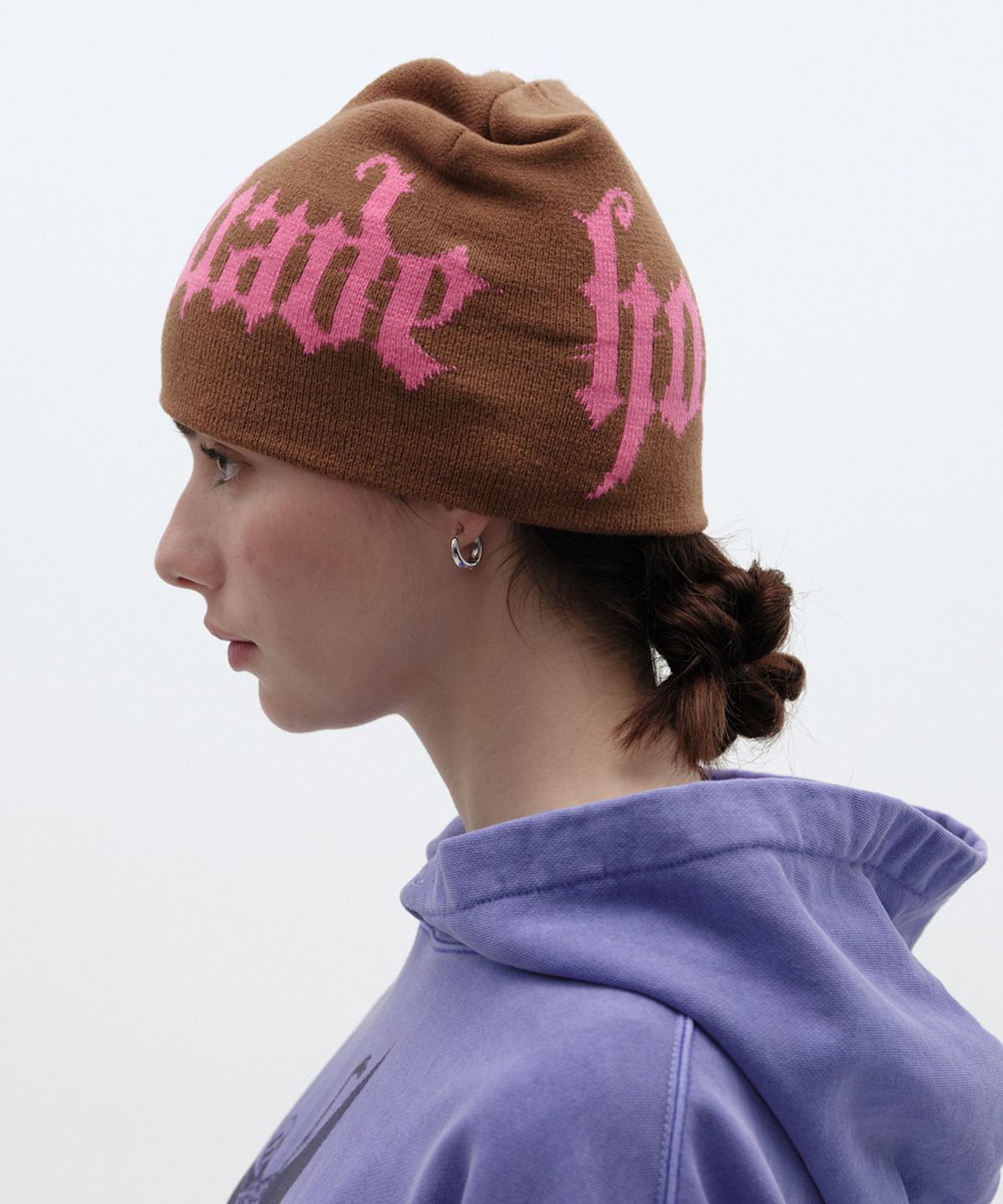 스웨이드(SUADE) H.O.S BEANIE [BROWN]