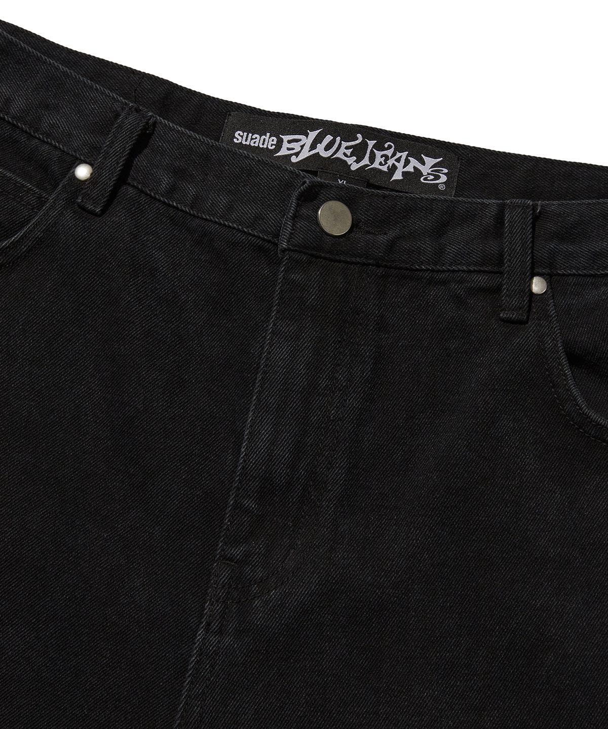 스웨이드(SUADE) BAGGY DENIM [BLACK]