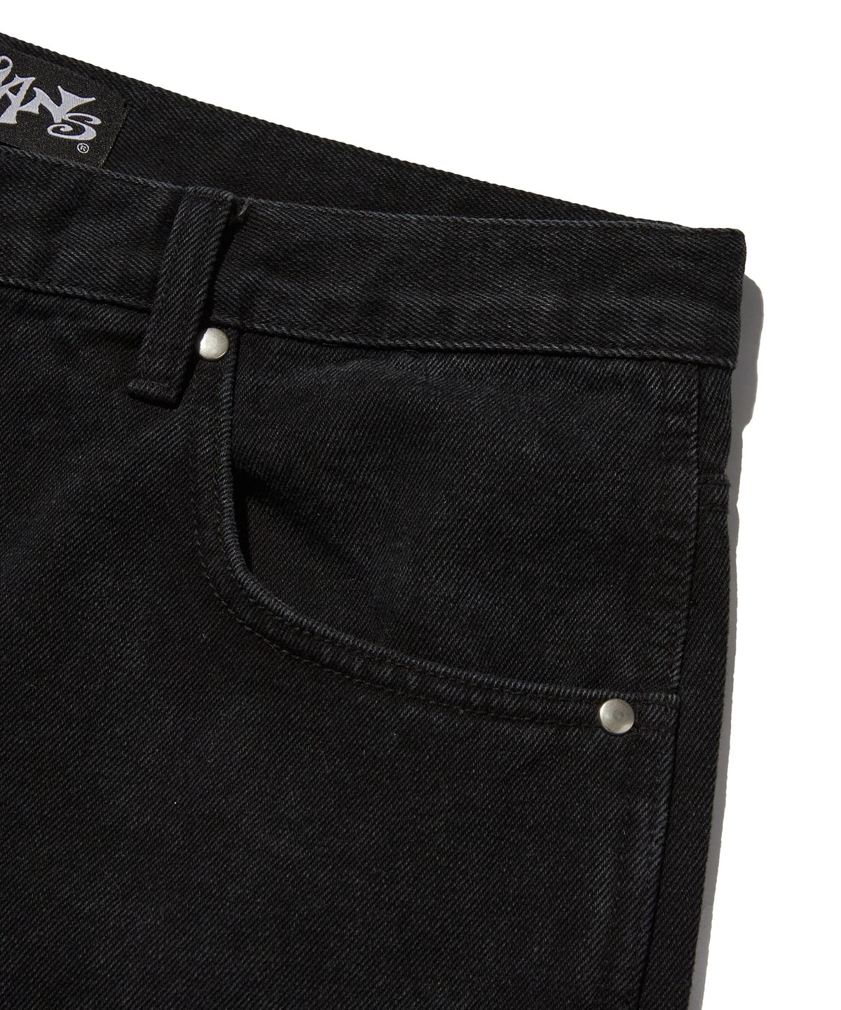 스웨이드(SUADE) BAGGY DENIM [BLACK]