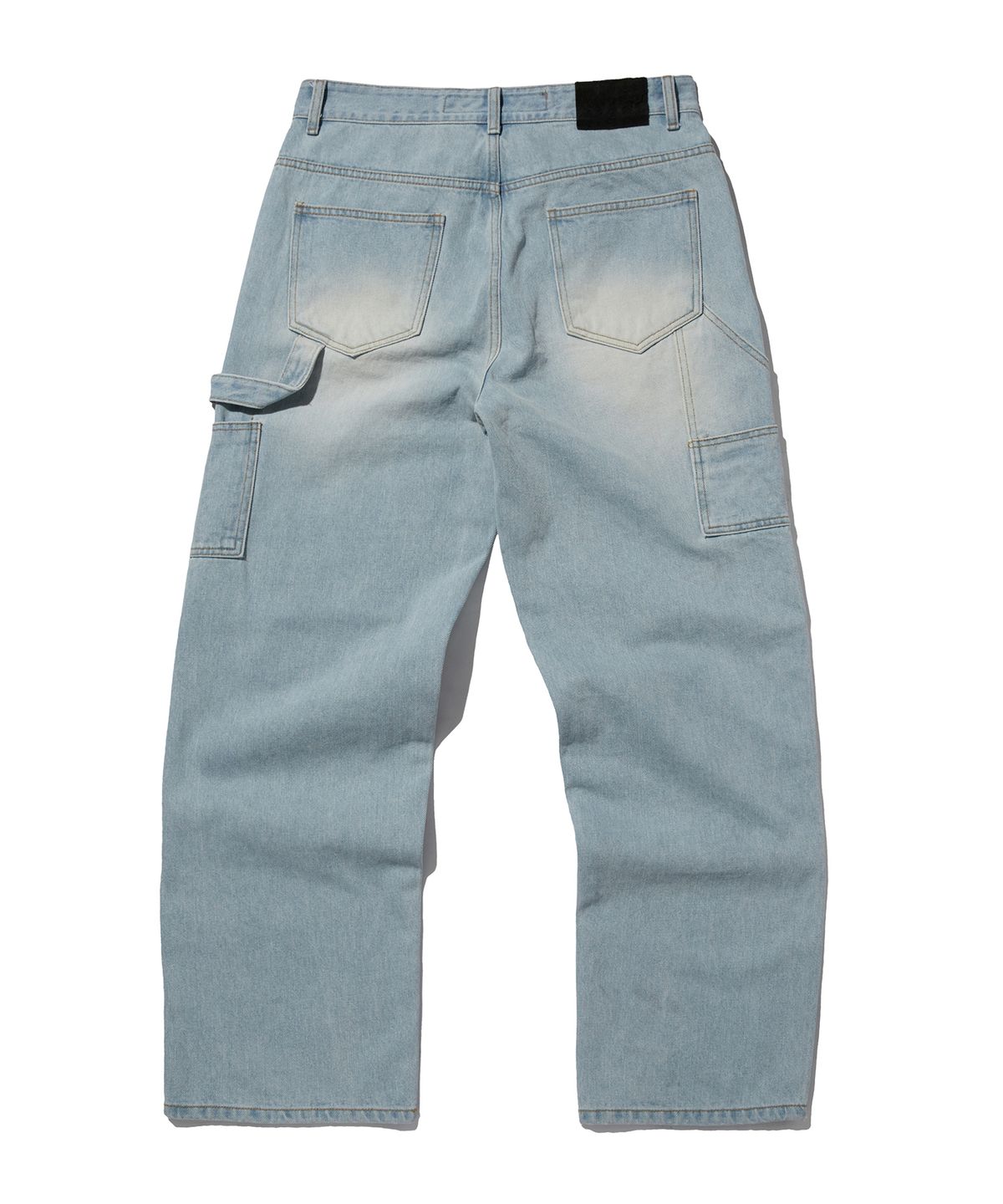 스웨이드(SUADE) DAMAGED DOUBLE KNEE PANTS [LIGHT BLUE]