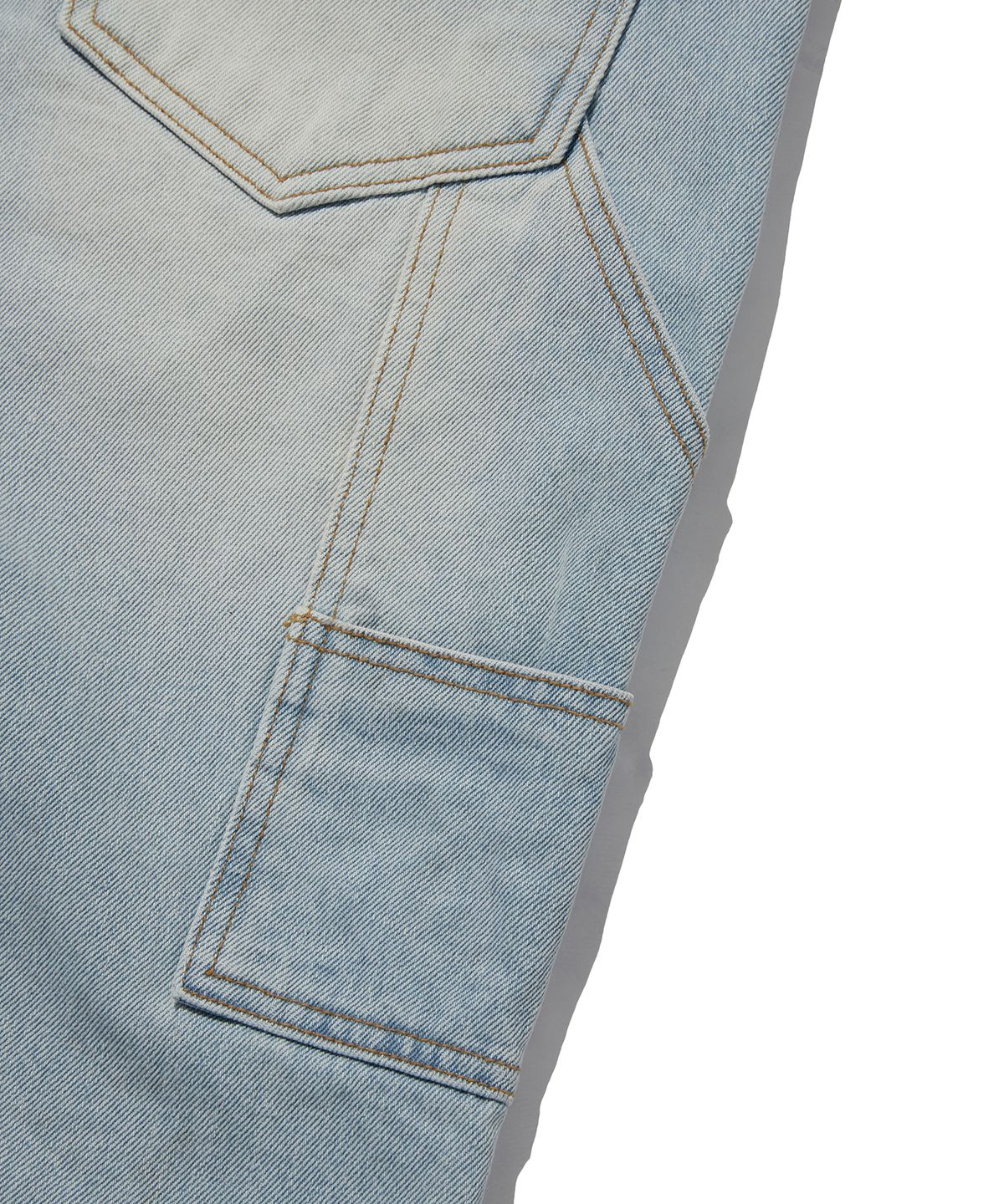 스웨이드(SUADE) DAMAGED DOUBLE KNEE PANTS [LIGHT BLUE]