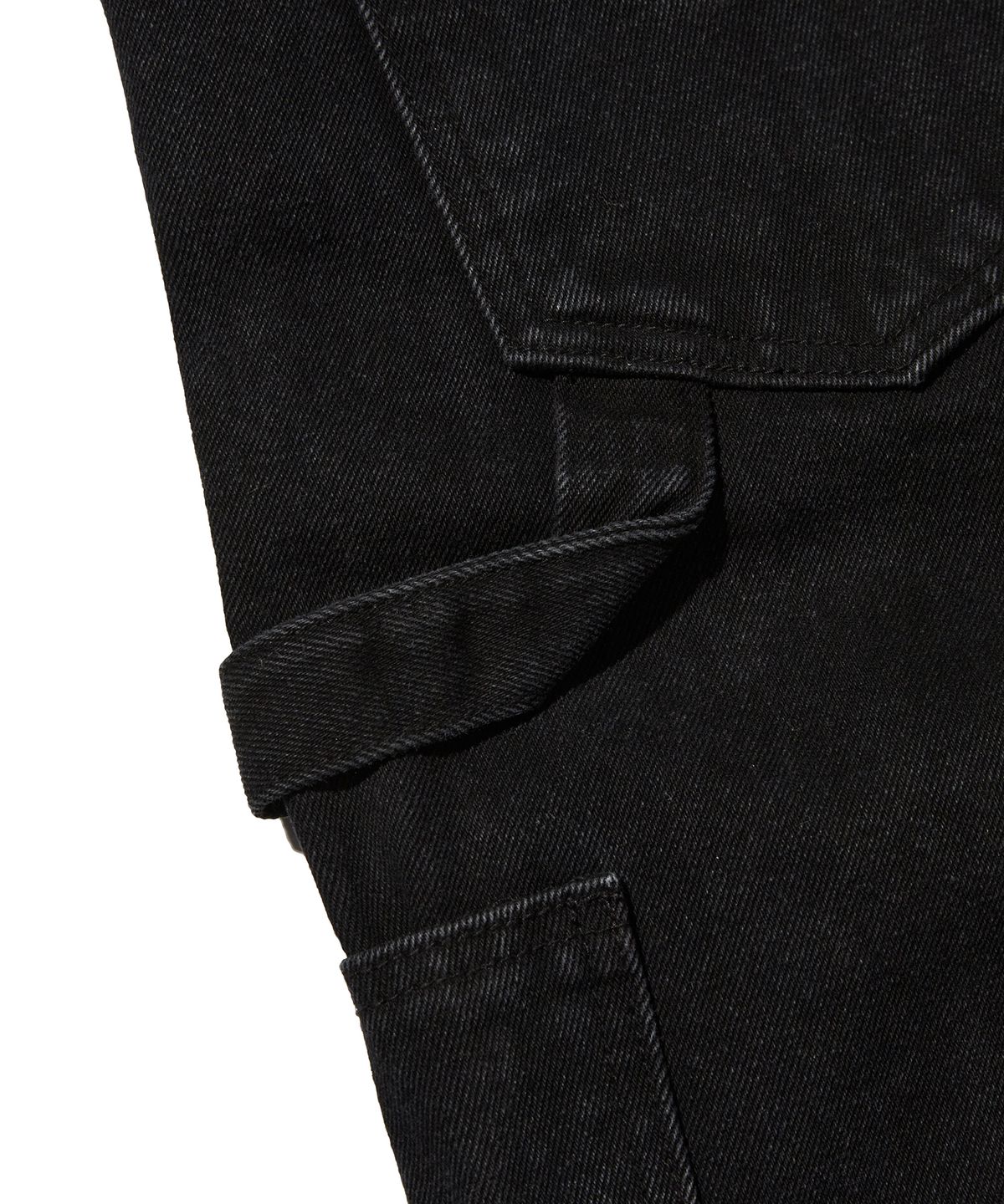스웨이드(SUADE) DAMAGED DOUBLE KNEE PANTS [BLACK]