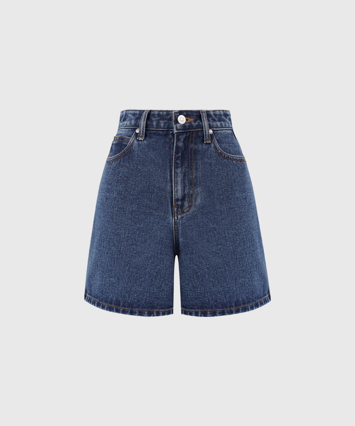 룩캐스트(LOOKAST) 브린 데님 숏 팬츠_블루 / BRYNN DENIM SHORT PANTS_BLUE