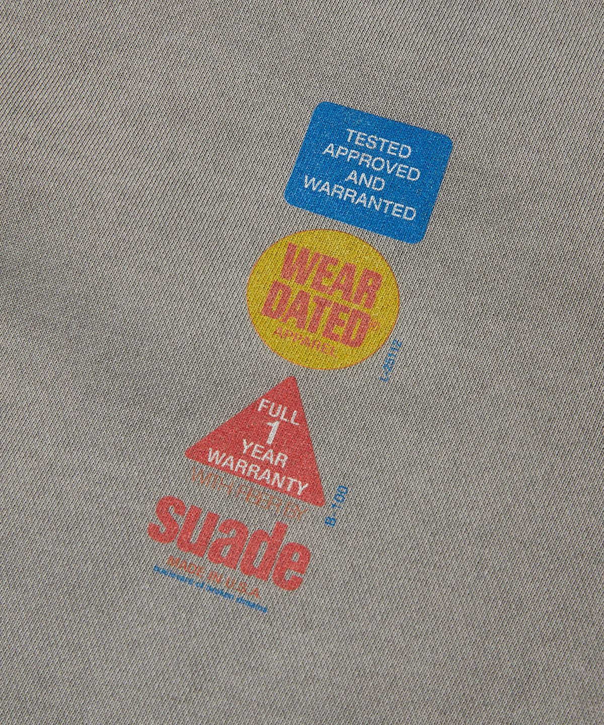 스웨이드(SUADE) SAFETY CREWNECK [PIGMENT GRAY]