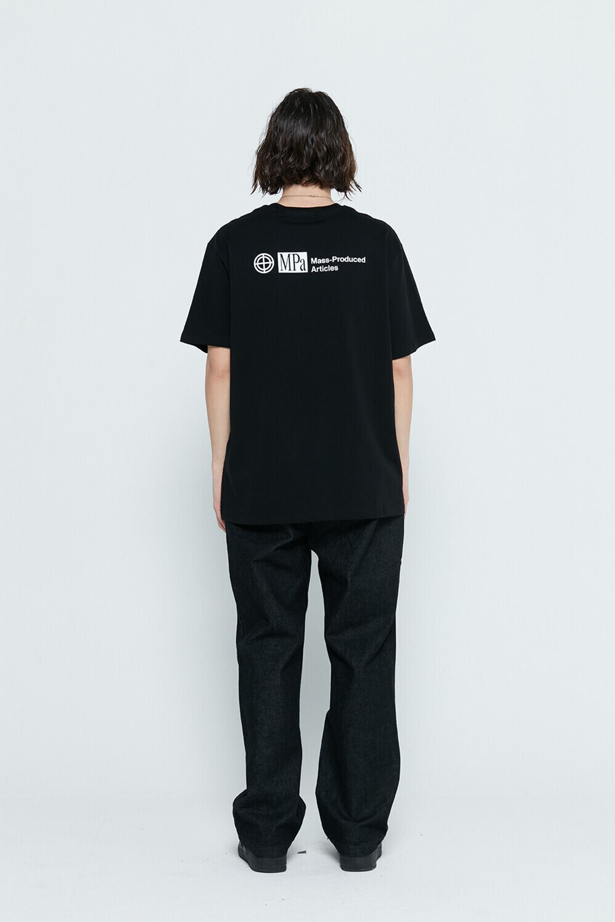 플라스틱프로덕트(PLASTICPRODUCT) MPa T-SHIRT (BLACK)