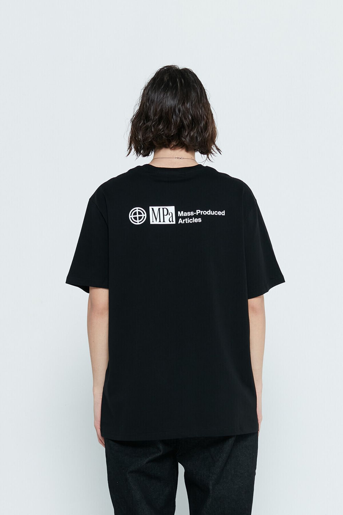 플라스틱프로덕트(PLASTICPRODUCT) MPa T-SHIRT (BLACK)