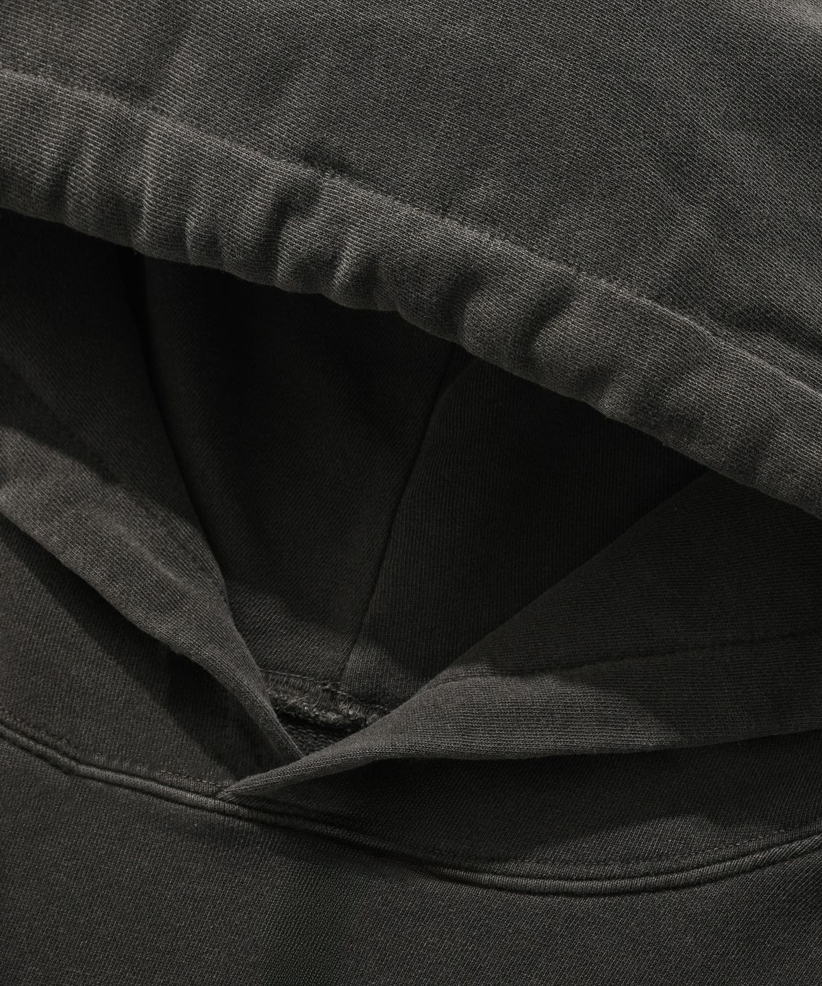 스웨이드(SUADE) SKULL STAR HOODIE [PIGMENT BLACK]