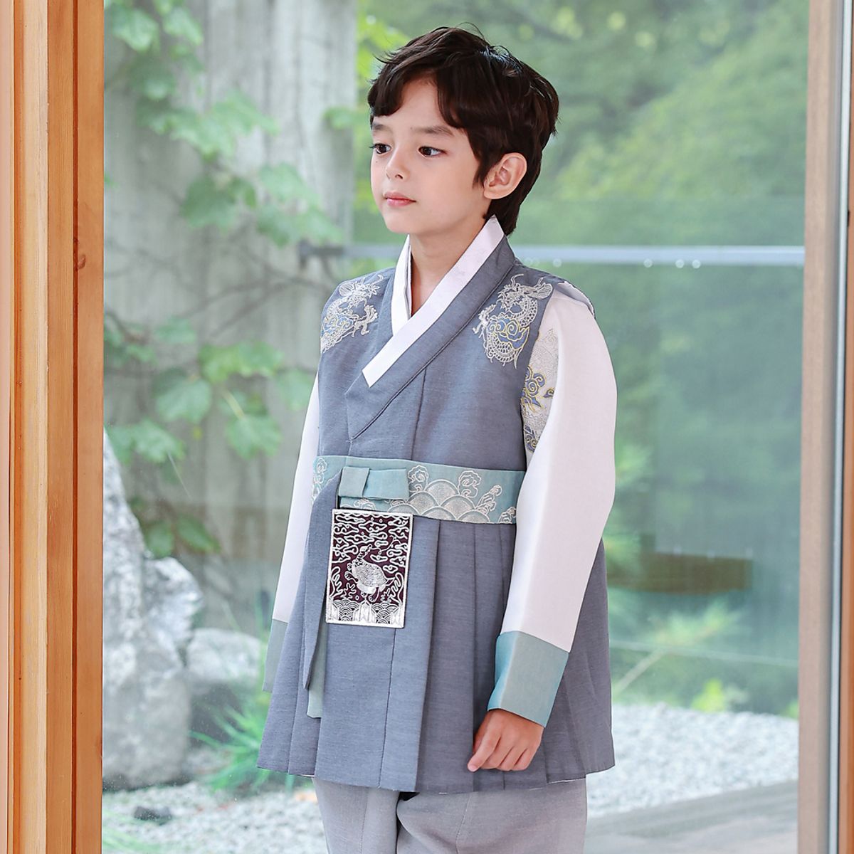하랑한복(HARANG HANBOK) 군주랑 남아한복 세트