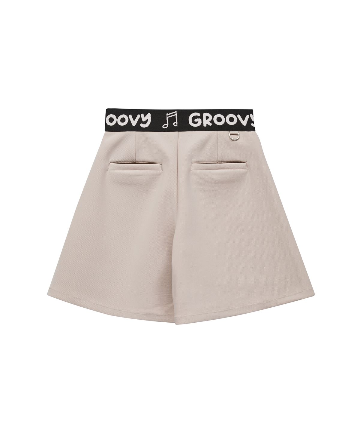 그루비(GROOVY) 시그니처 자가드 밴드 플리츠 스커트