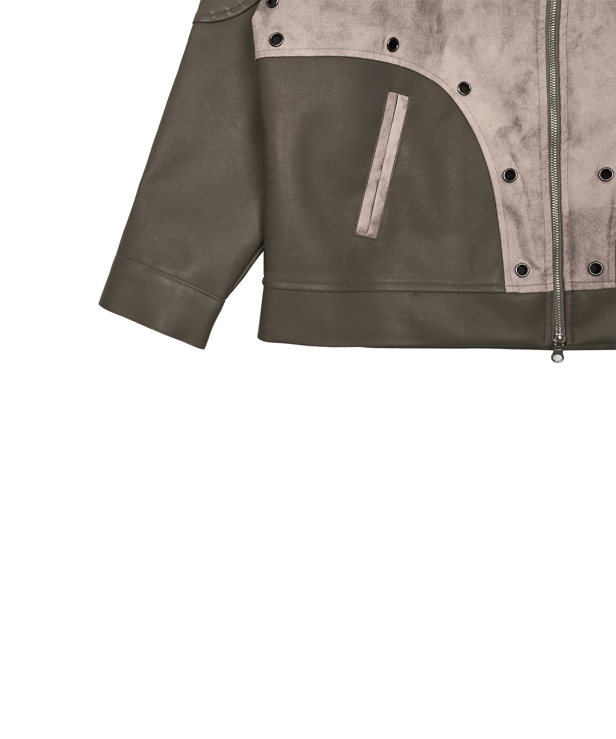 러브이즈트루(LUVISTRUE) NM LEATHER JACKET(BROWN)