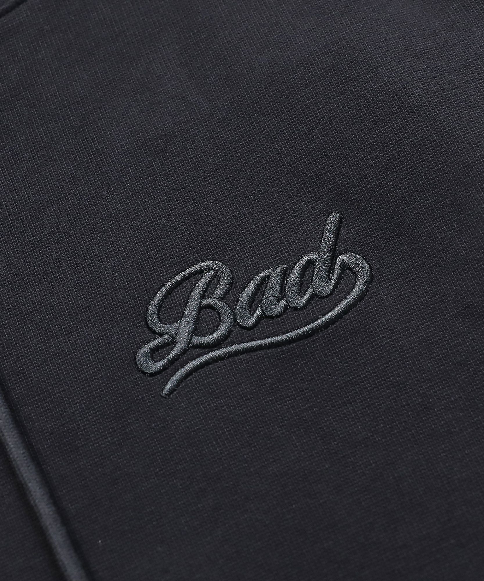 MUSINSA | BADBLOOD Beyond Soft Hooded Zip-Up - Black