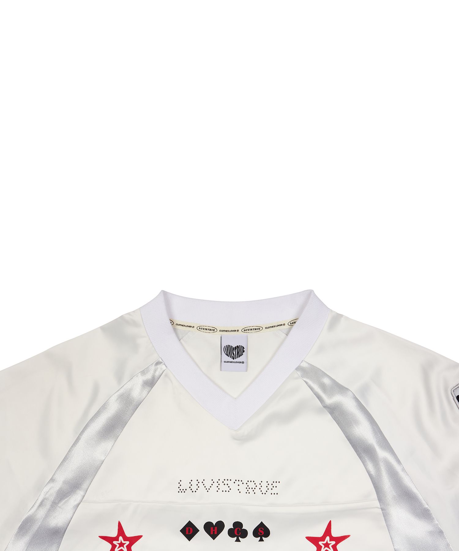 MUSINSA公式 | LUV IS TRUE NM FOOTBALL TEE(WHITE)