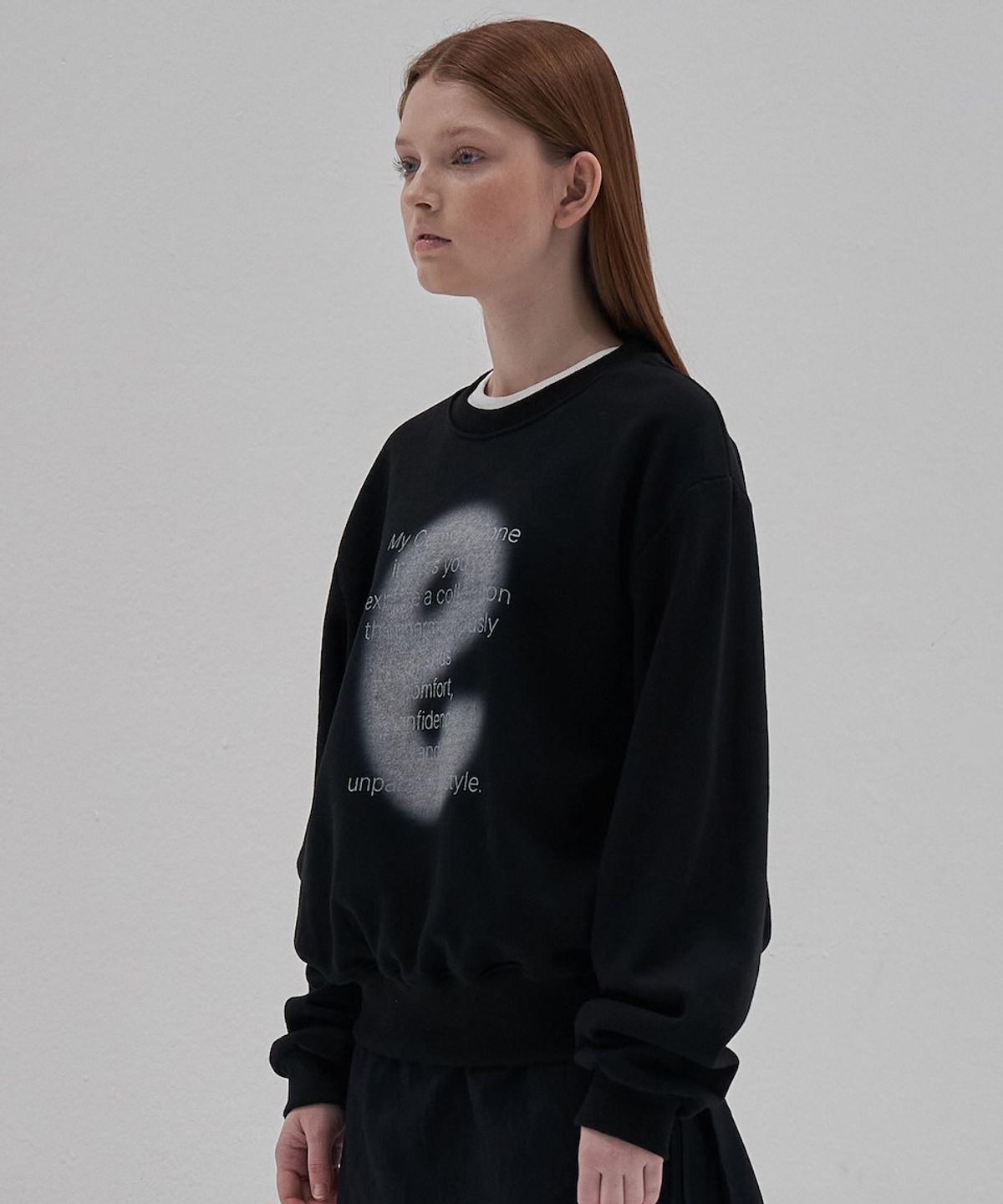 엘리오티(ELLIOTI) E Blur Sweatshirts_Black