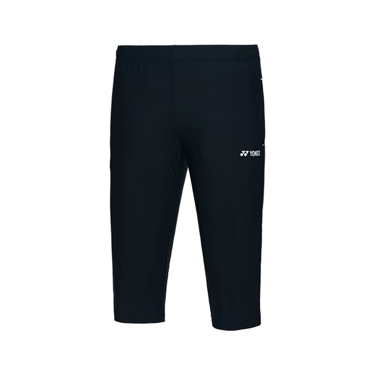요넥스(YONEX) 241PH005M 블랙/청록 남성용 바텍 컬러 포인트 7부 팬츠