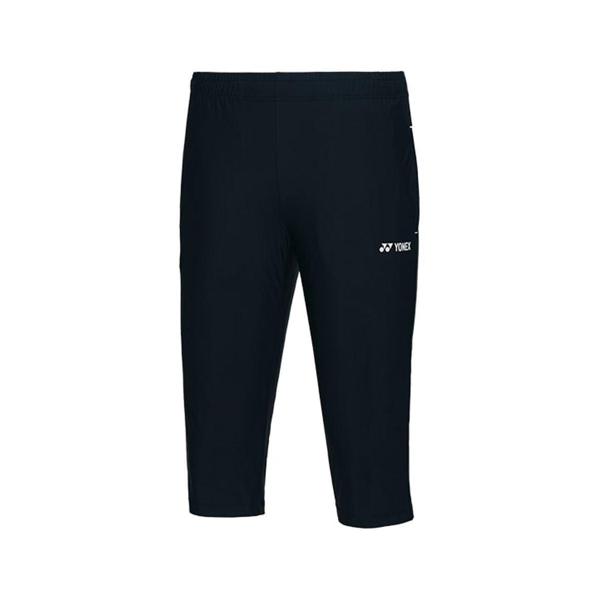 요넥스(YONEX) 241PH006F 블랙/청록 여성용 바텍 컬러 포인트 7부 팬츠