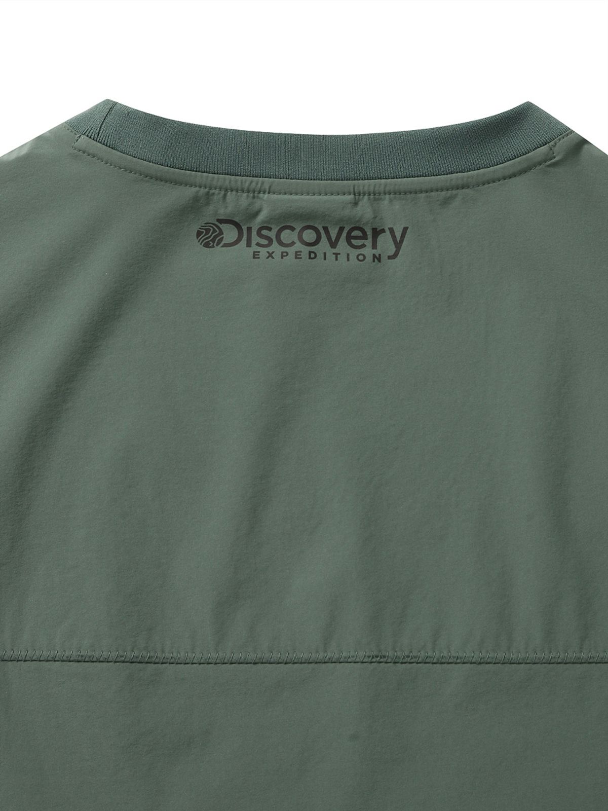 디스커버리 익스페디션(DISCOVERY EXPEDITION) 프레시벤트 폴튼 에센셜 우븐 반팔티셔츠 (D/KHAKI)