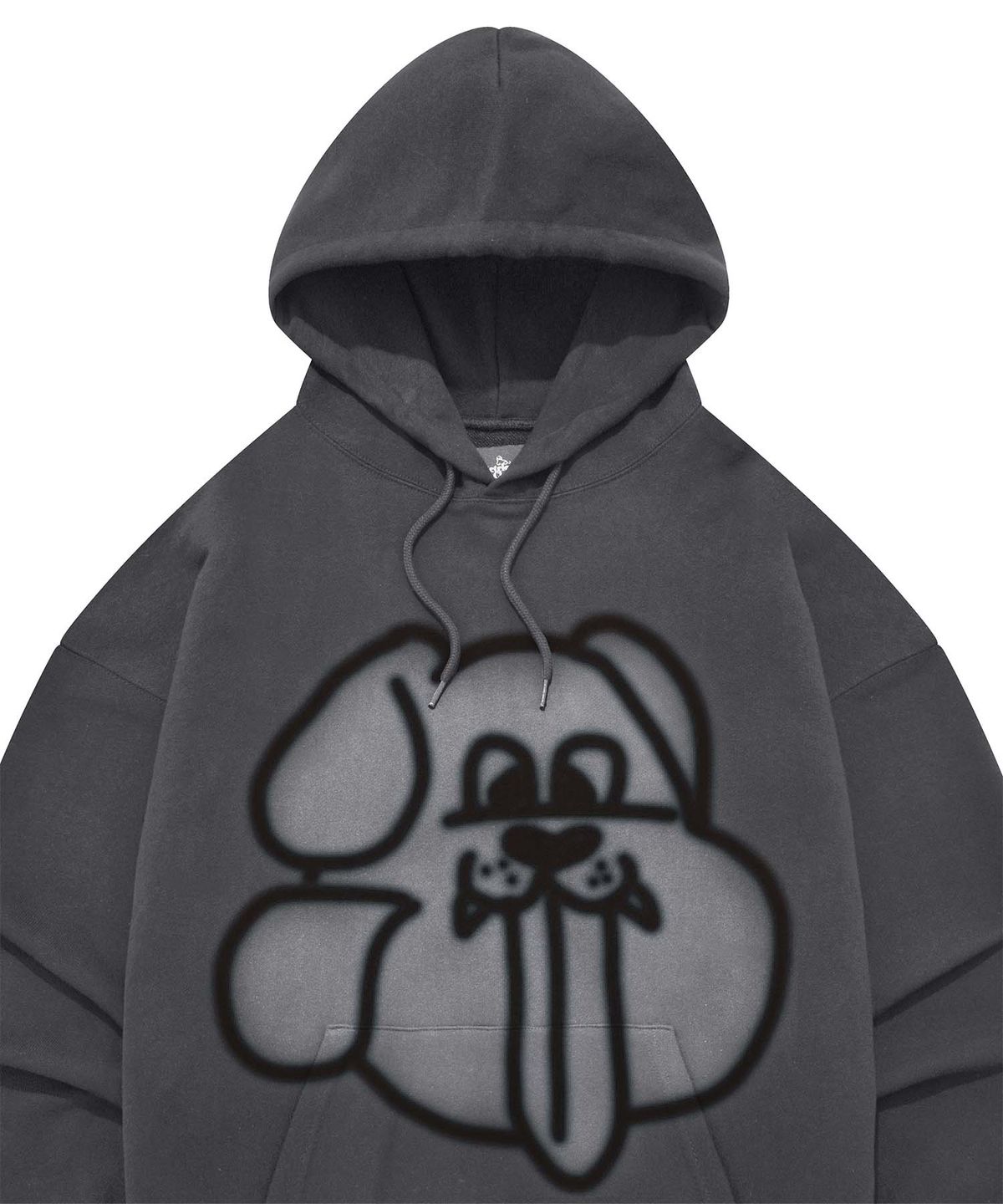 리트리버클럽(RETRIEVER CLUB) SPRAYING HOODIE [CHARCOAL GRAY]