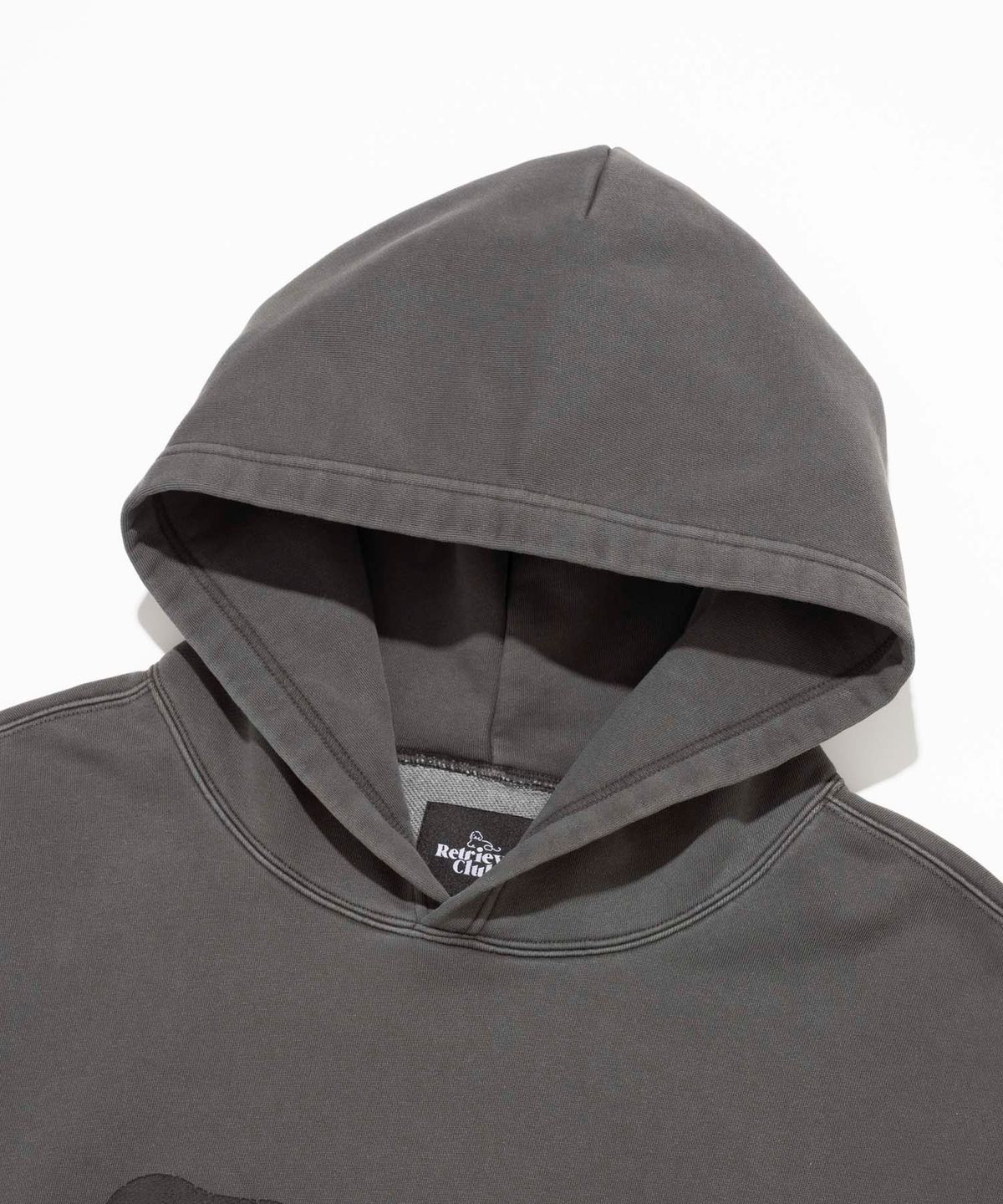 리트리버클럽(RETRIEVER CLUB) WAVE RRC HOODIE [PIGMENT BLACK]
