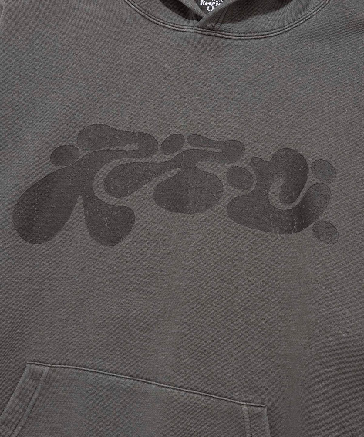 리트리버클럽(RETRIEVER CLUB) WAVE RRC HOODIE [PIGMENT BLACK]
