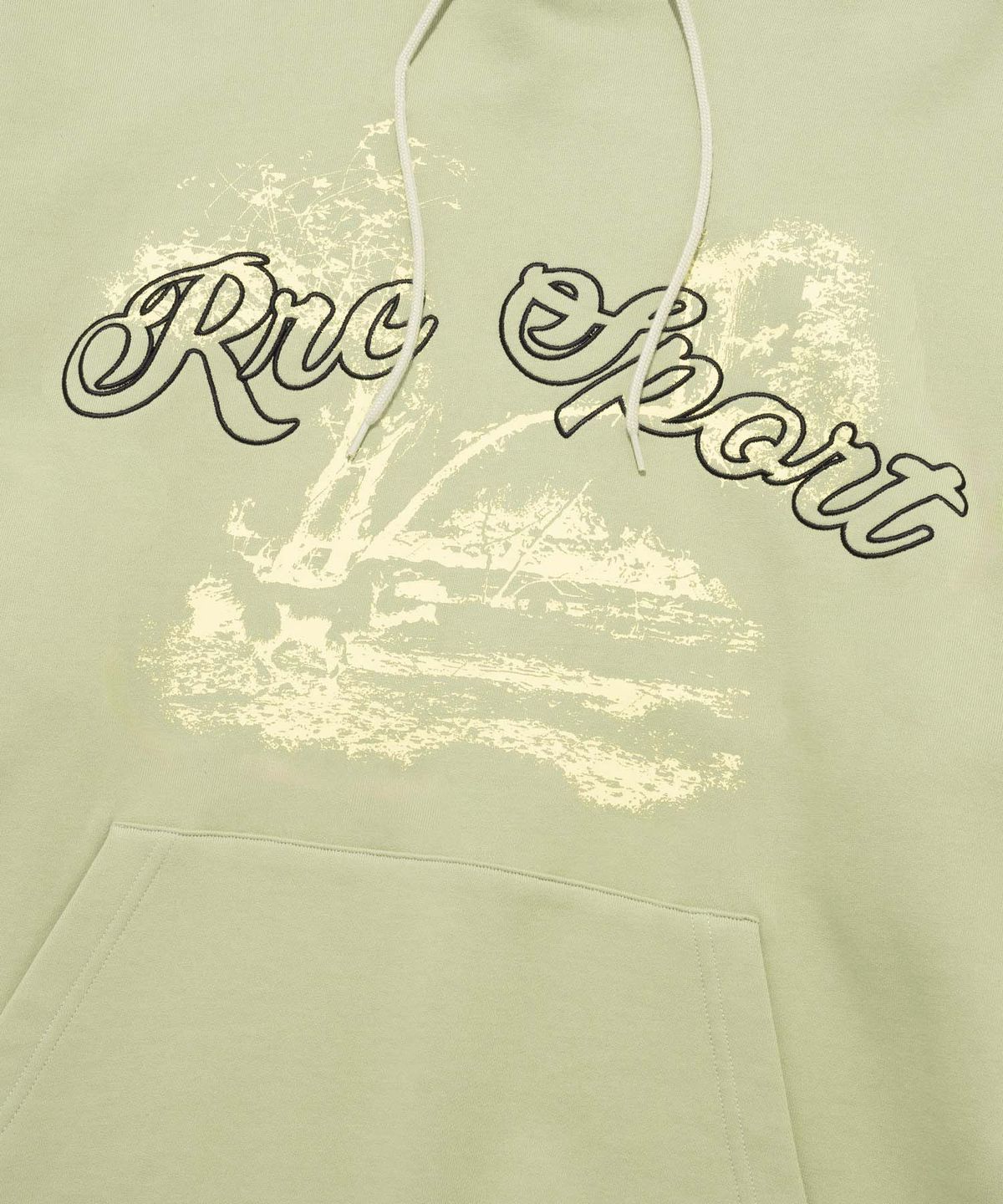 리트리버클럽(RETRIEVER CLUB) FOREST PUPPY HOODIE [LIGHT GREEN]