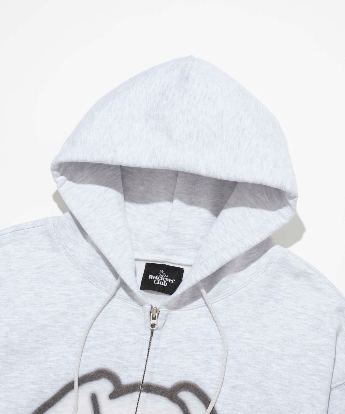 리트리버클럽(RETRIEVER CLUB) SPRAYING HOOD-ZIP UP [MELANGE GRAY]