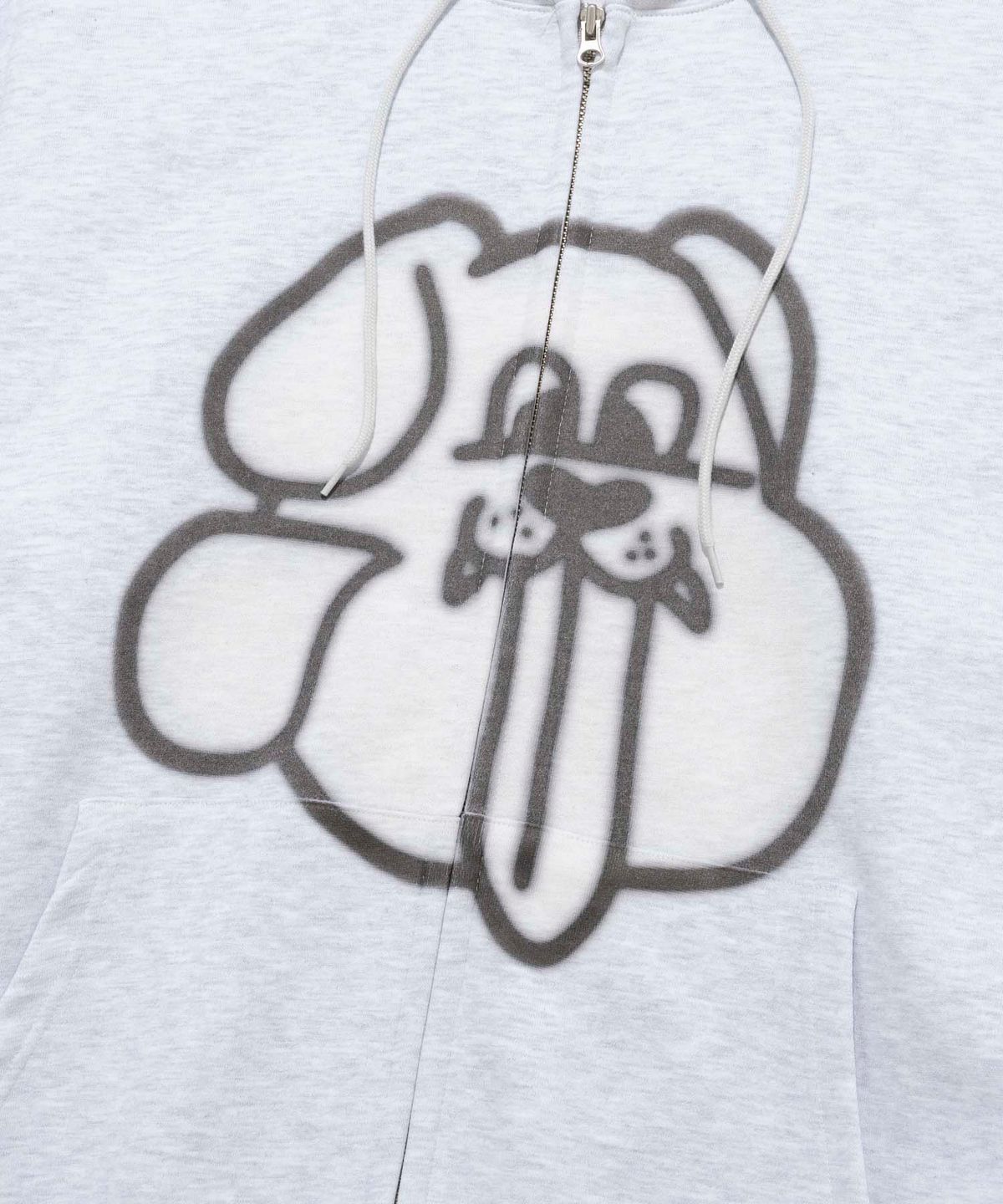 리트리버클럽(RETRIEVER CLUB) SPRAYING HOOD-ZIP UP [MELANGE GRAY]