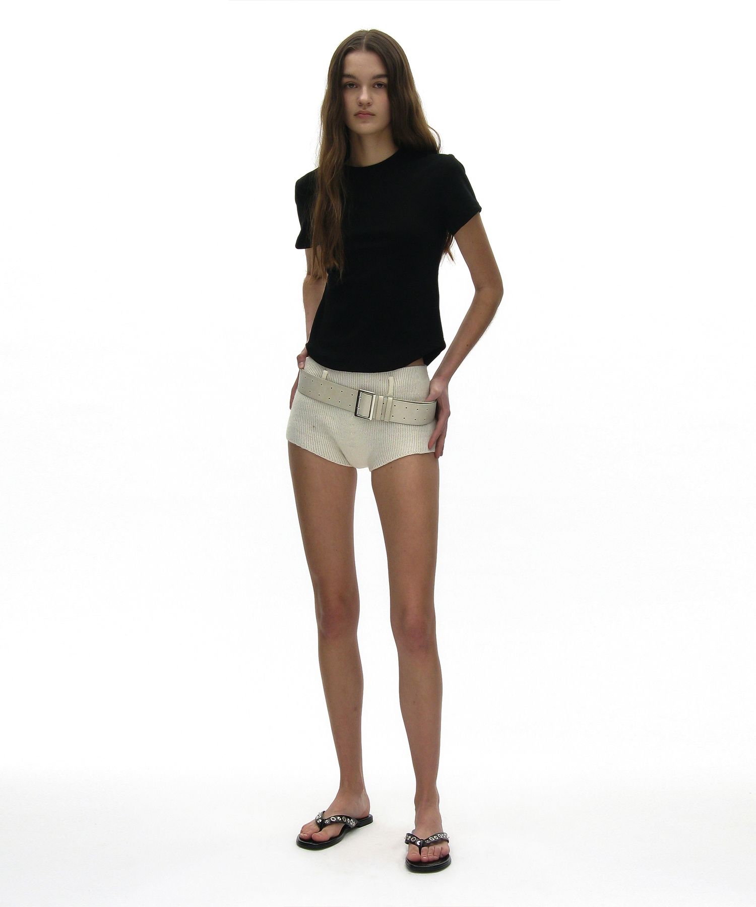 PARTIMENTO WOMAN ♥ PW 90s SHORT SLEEVE TEE /追跡付 MUSINSA公式 | PARTIMENTO WOMEN PW 90s short sleeve tee_black