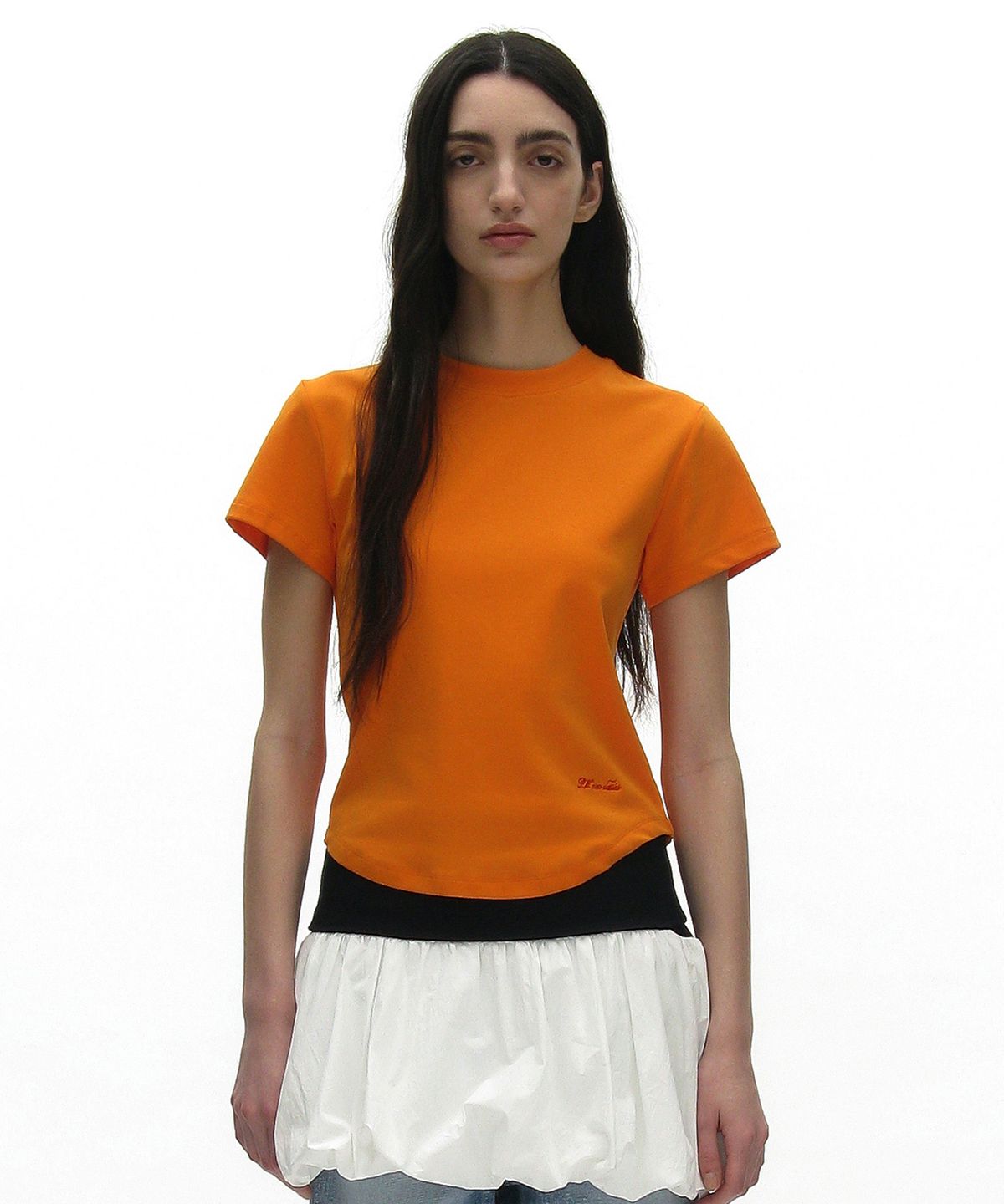 파르티멘토 우먼(PARTIMENTO WOMEN) PW 90s 숏 슬리브 티_10컬러