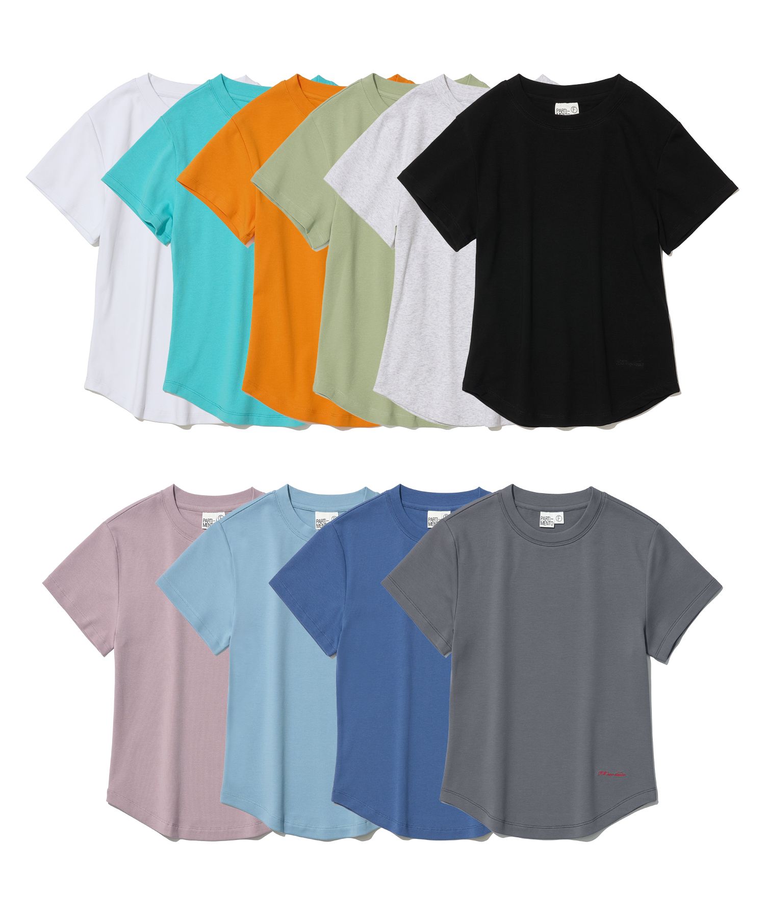 【PARTIMENTO】PW 90S SHORT SLEEVE TEE MUSINSA | PARTIMENTO WOMEN PW 90s Short Sleeve Tee_Charcoal