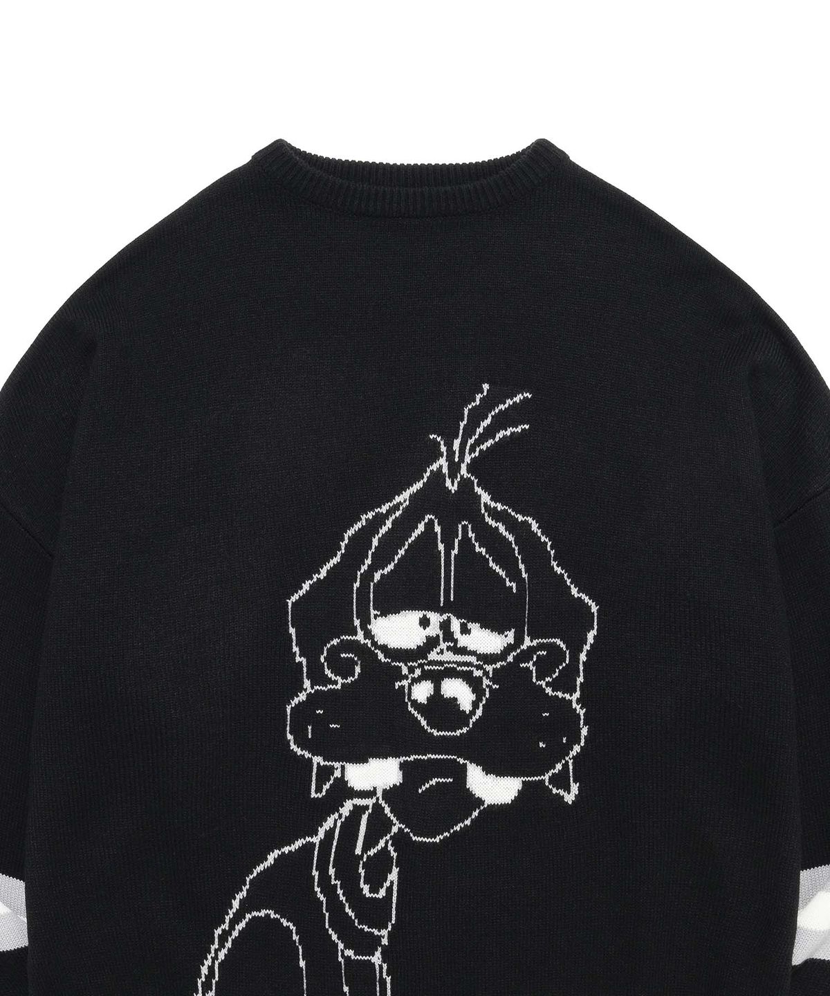 리트리버클럽(RETRIEVER CLUB) SLEEPING DOG KNIT [BLACK]
