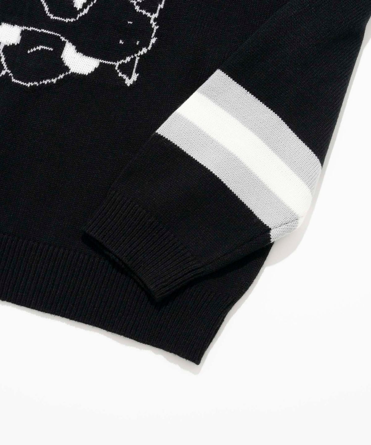 리트리버클럽(RETRIEVER CLUB) SLEEPING DOG KNIT [BLACK]