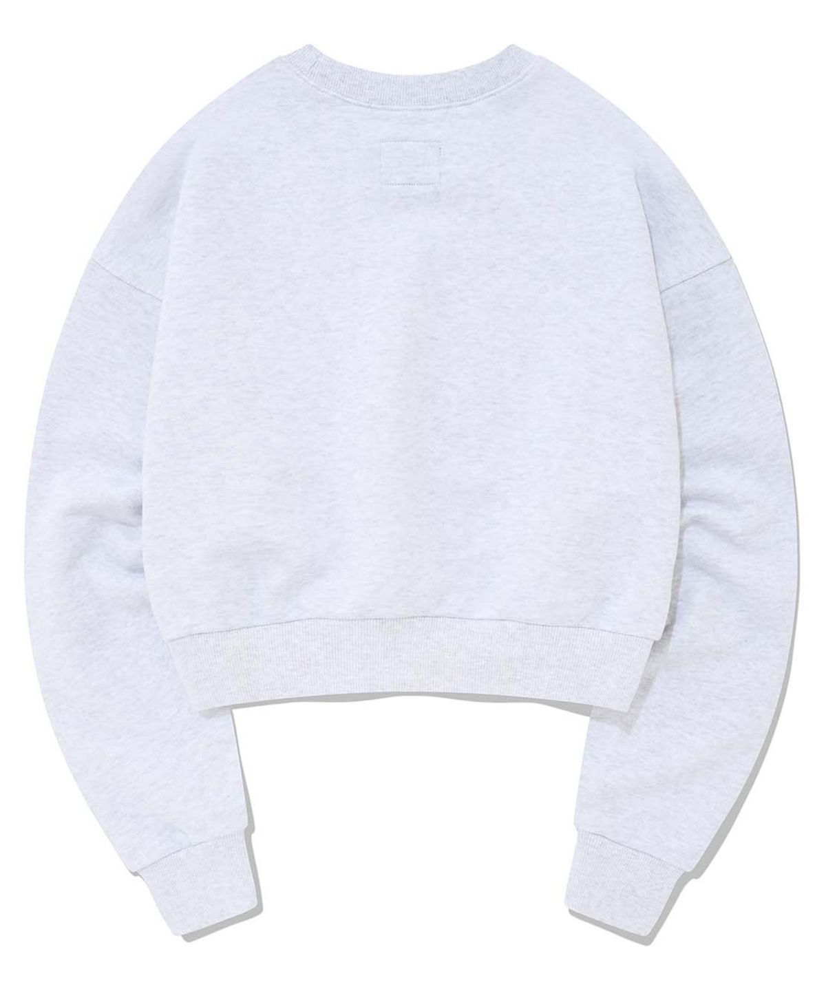 리트리버클럽(RETRIEVER CLUB) ANGEL PUPPY CROP CREWNECK [MELANGE GRAY]