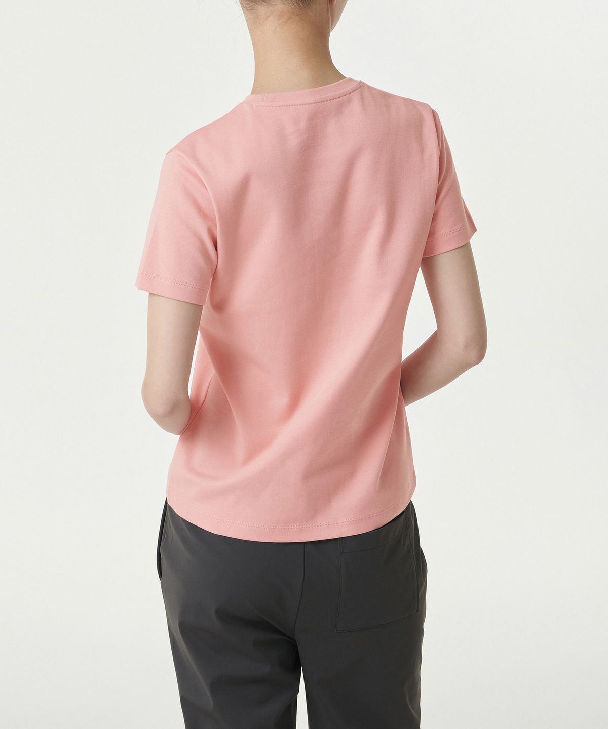 무신사 스탠다드 우먼(MUSINSA STANDARD WOMAN) 우먼즈 베이식 크루 넥 티셔츠 [블러쉬 핑크]