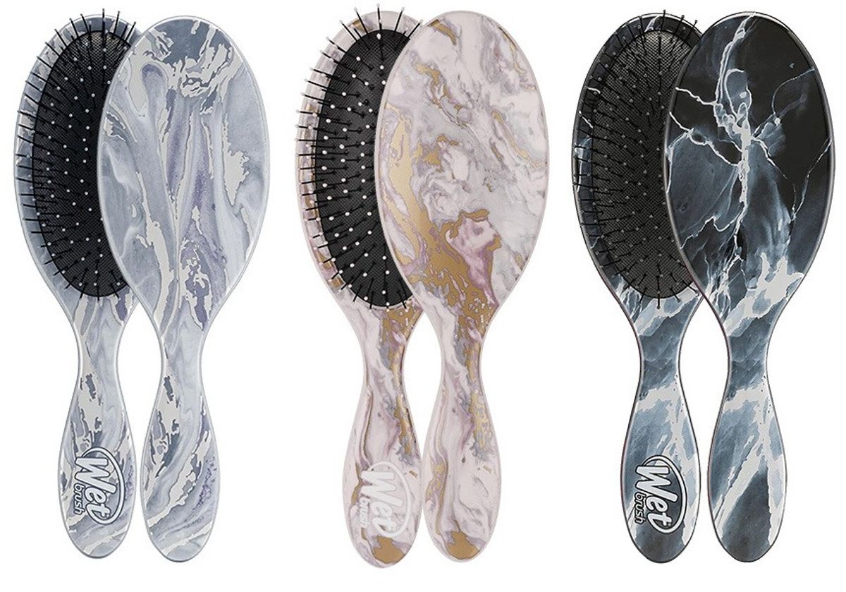 웻 브러쉬(WETBRUSH) 오리지널 디탱글러 메탈릭 마블_실버