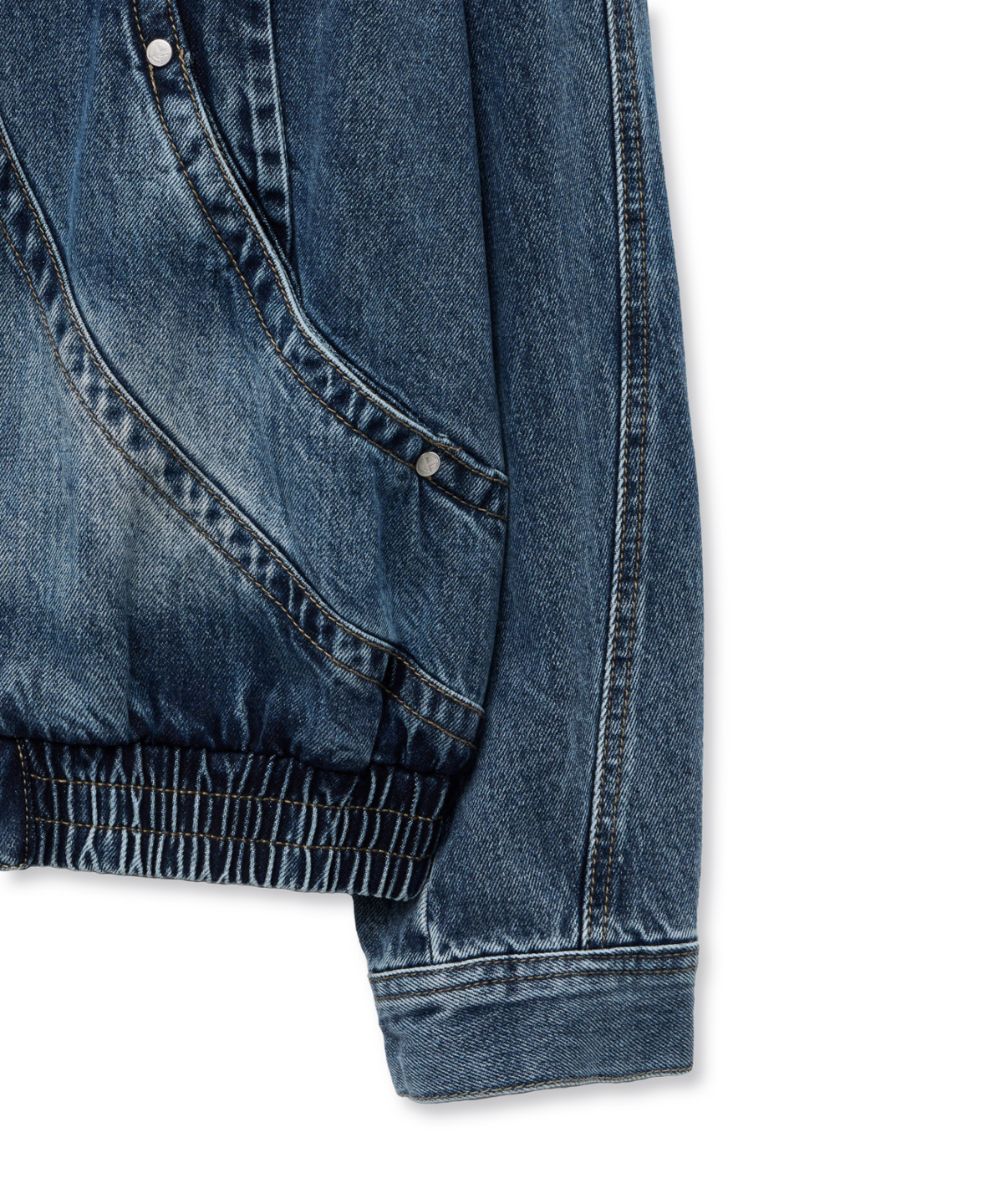 아이돈워너셀(IDWS) Division Denim Trucker Jacket Indigo