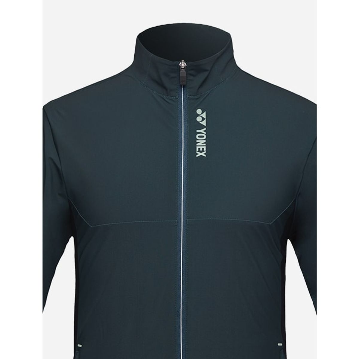 요넥스(YONEX) 241WU001M 다크 그린 남성용 핀 스트라이프 트레이닝 자켓