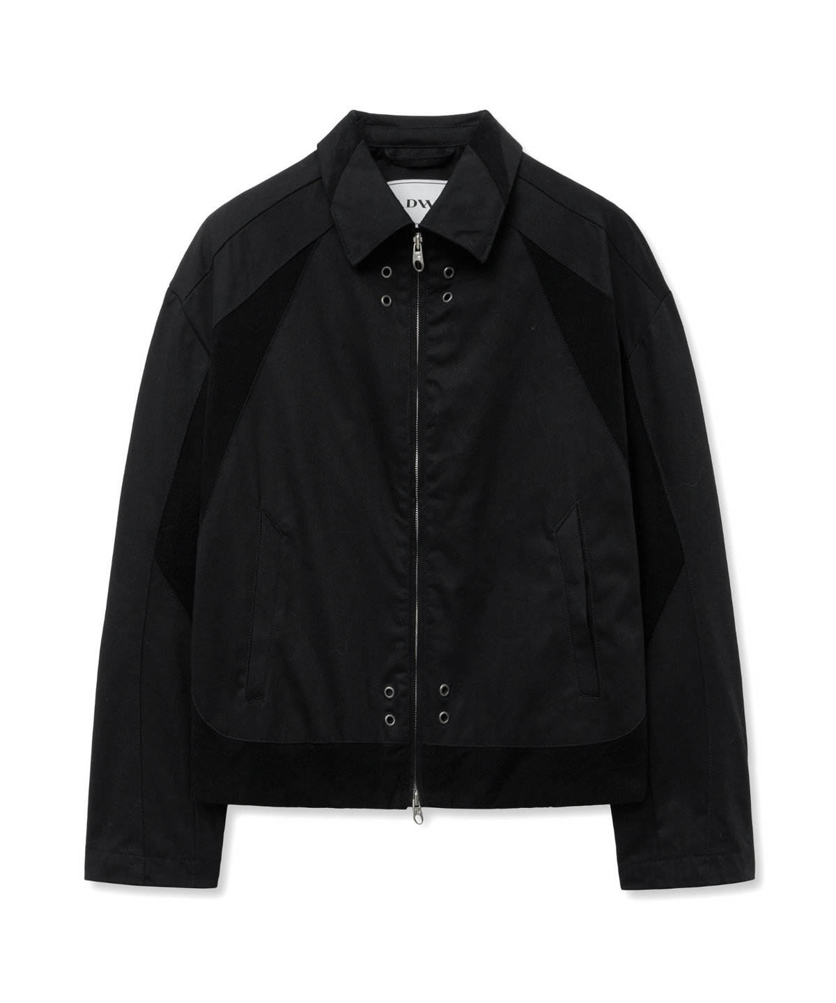 아이돈워너셀(IDWS) Explorer Contrast Trucker Jacket Black