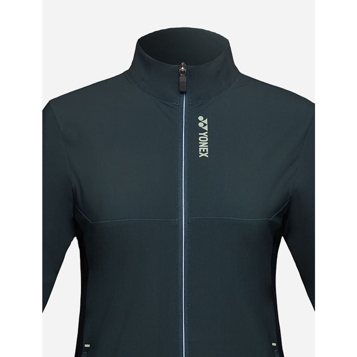 요넥스(YONEX) 241WU002F 다크 그린 여성용 핀 스트라이프 트레이닝 자켓