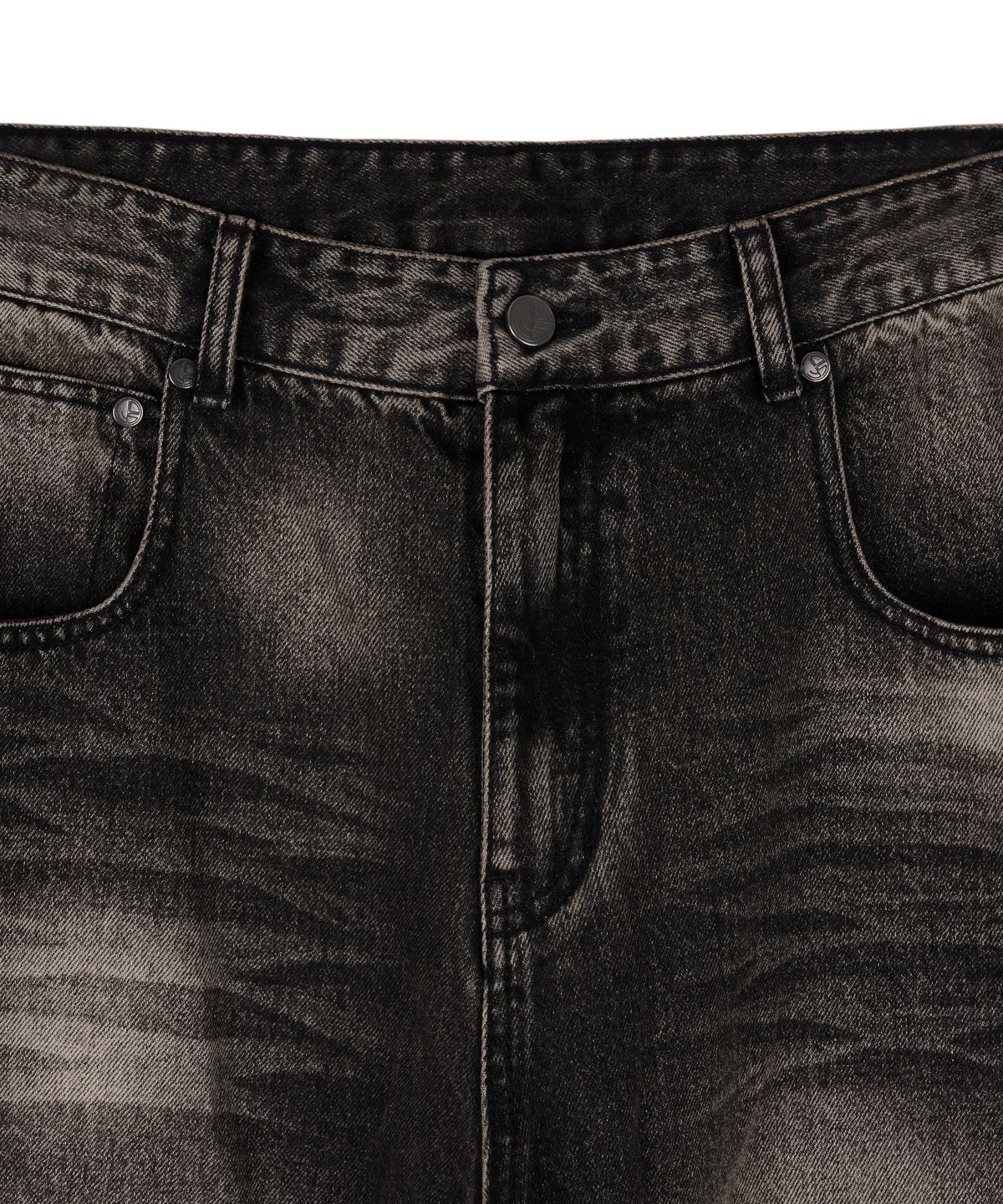 아이돈워너셀(IDWS) Balloon Wide Denim Pants Brown
