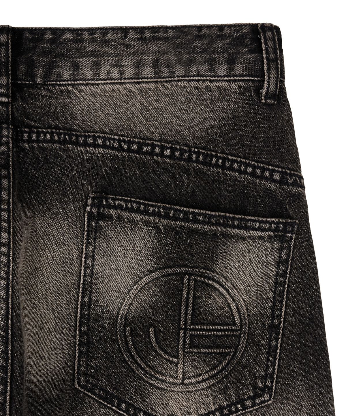 아이돈워너셀(IDWS) Balloon Wide Denim Pants Brown