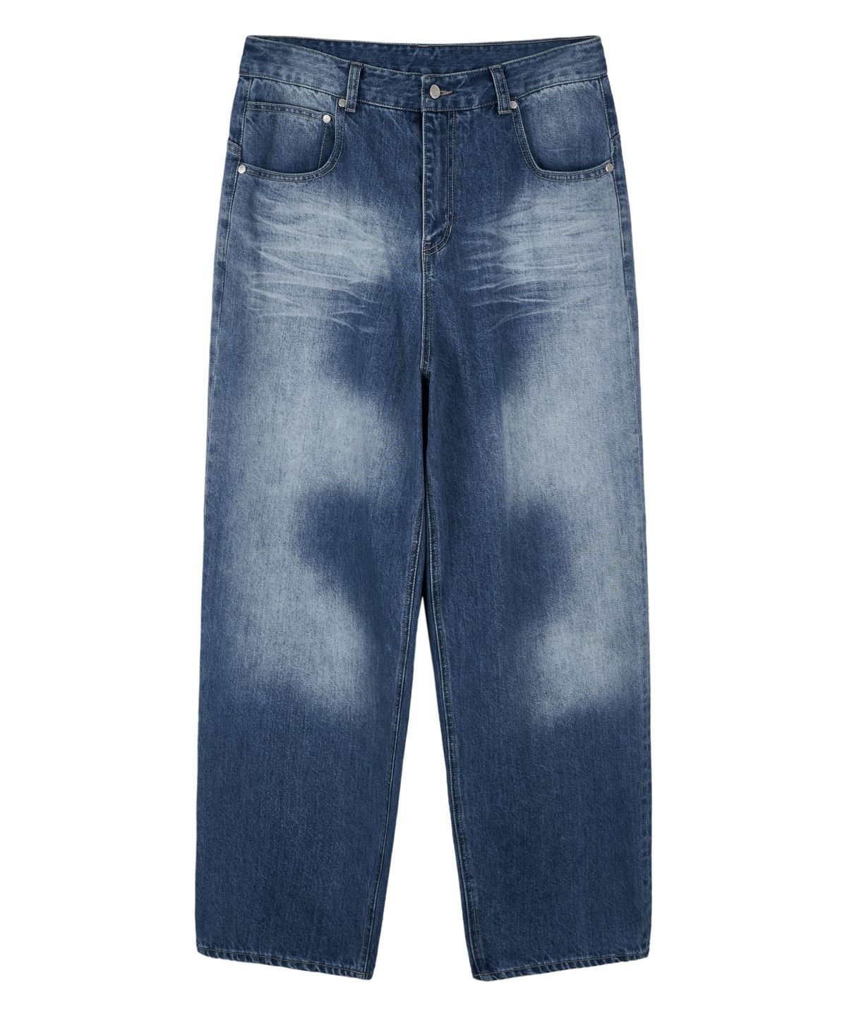 아이돈워너셀(IDWS) Balloon Wide Denim Pants Indigo