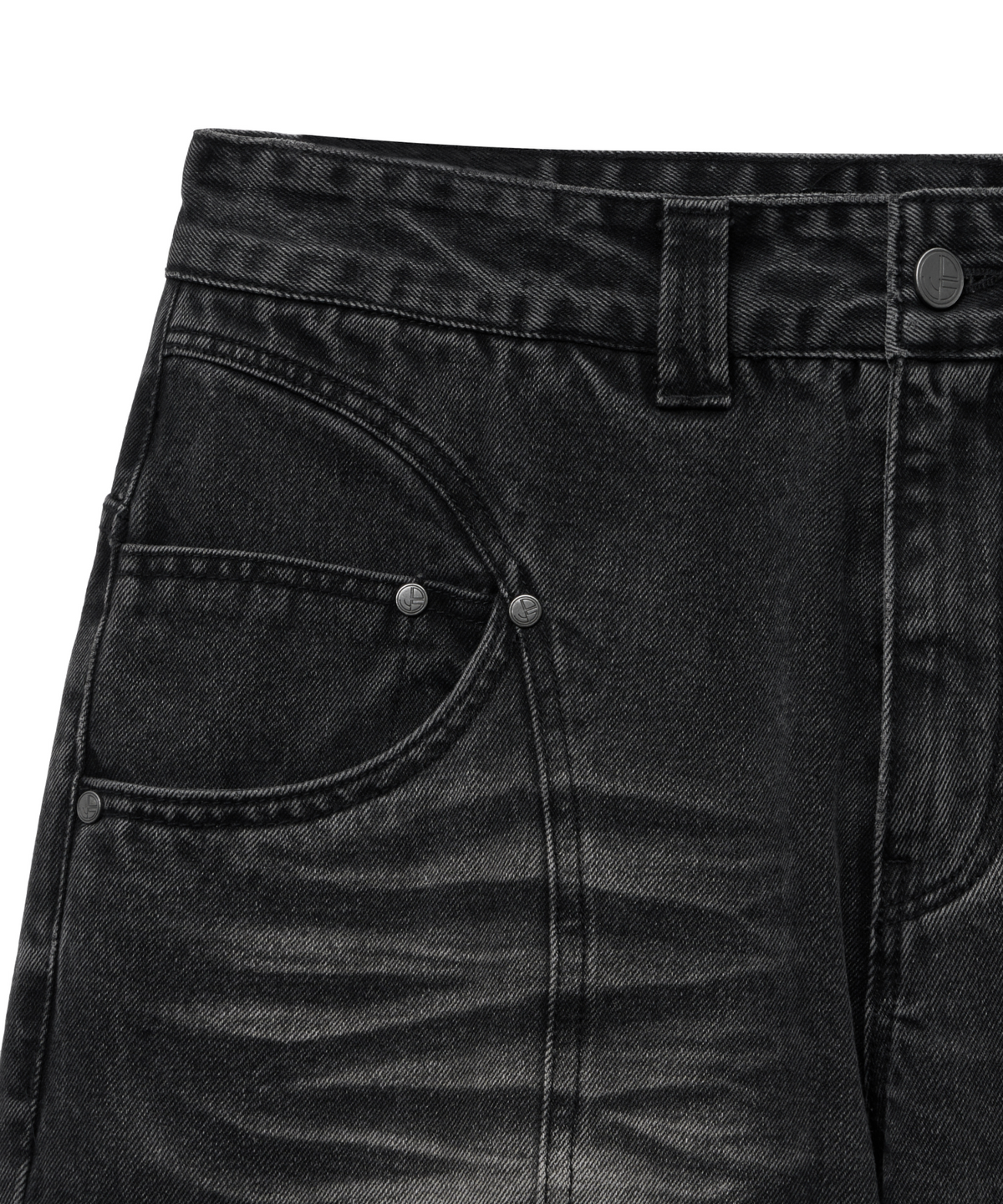 아이돈워너셀(IDWS) Pryer Cargo Denim Pants Black