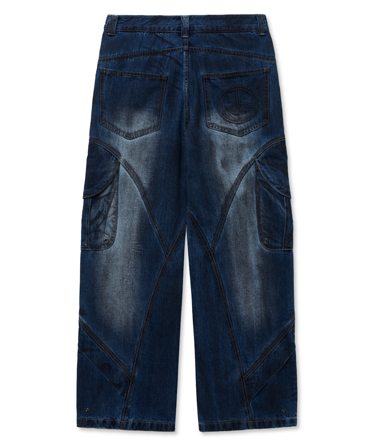 아이돈워너셀(IDWS) Pryer Cargo Denim Pants Indigo