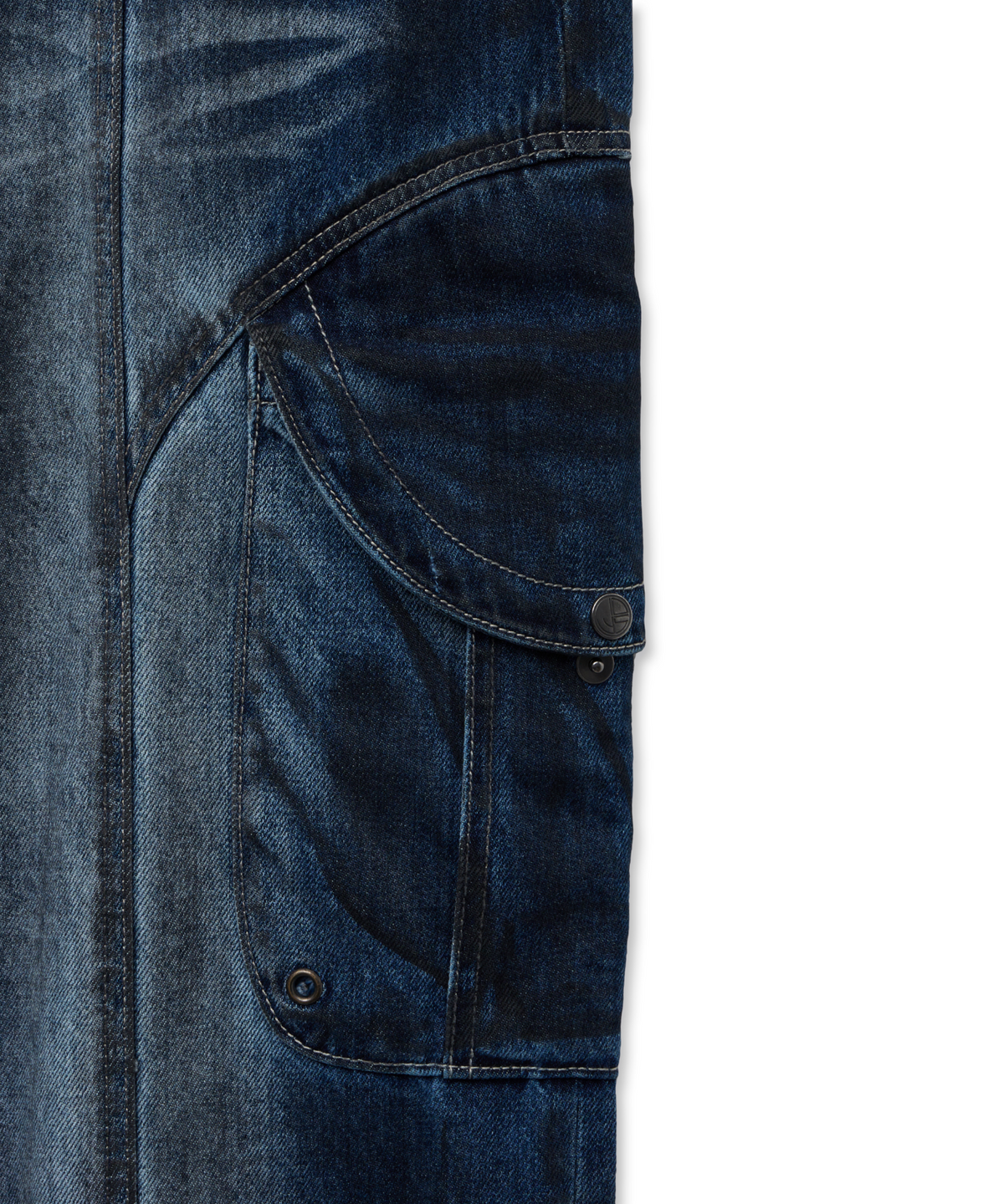 아이돈워너셀(IDWS) Pryer Cargo Denim Pants Indigo