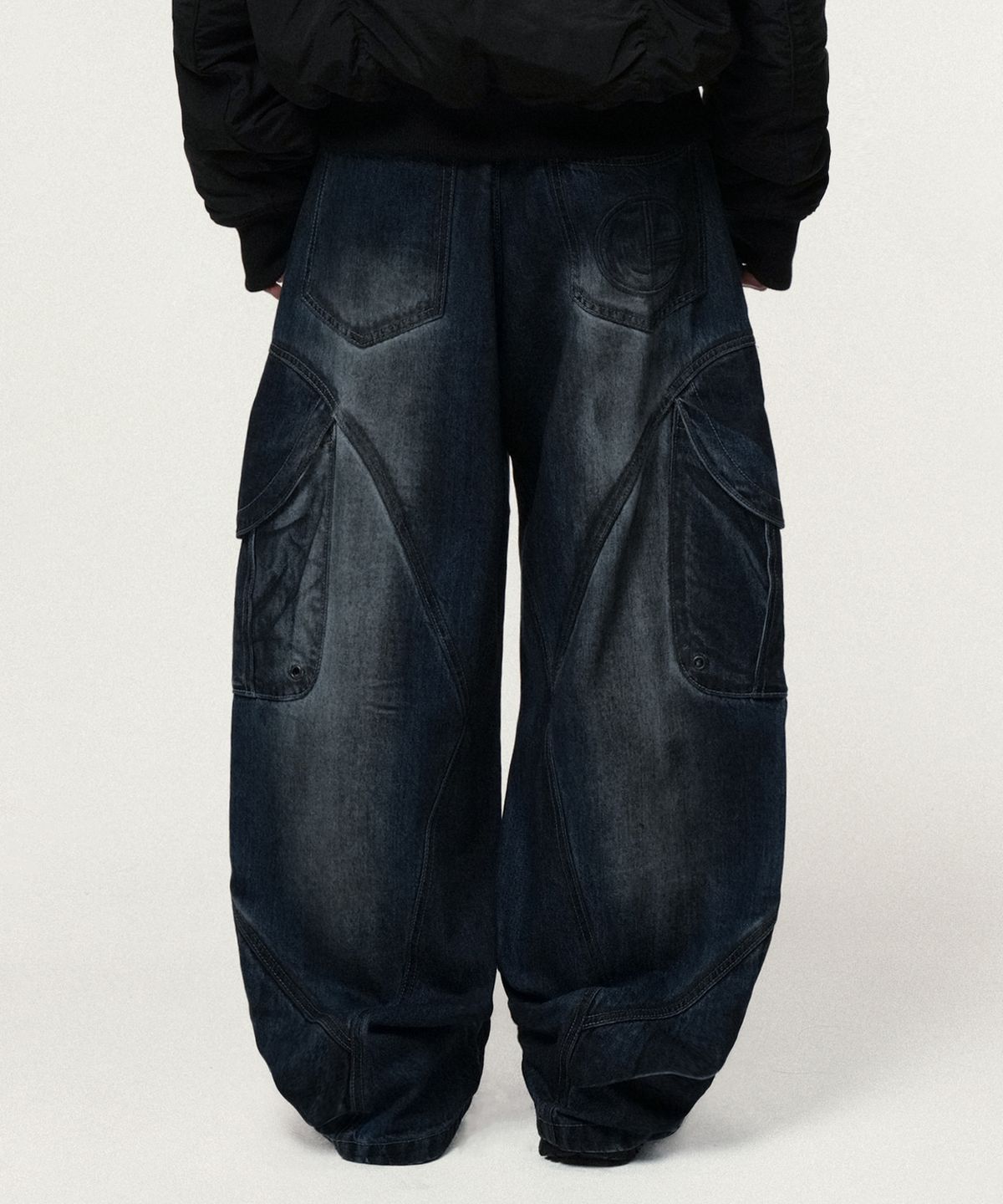 아이돈워너셀(IDWS) Pryer Cargo Denim Pants Indigo