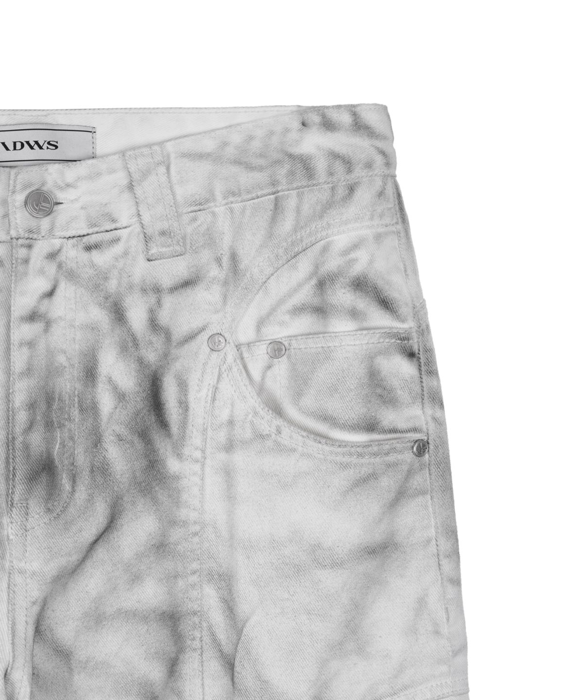 아이돈워너셀(IDWS) Pryer Cargo Denim Pants White