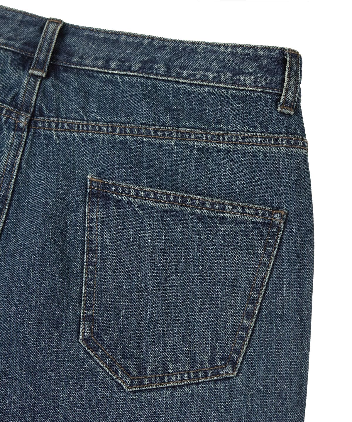 드로우핏(DRAW FIT) 이레규러 라인 데님팬츠 [VINTAGE BLUE]