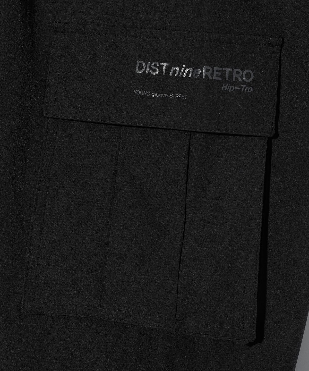 디스트나인(DISTN9NE) 와이드 카고 팬츠 BLACK (LO1PU121-076)
