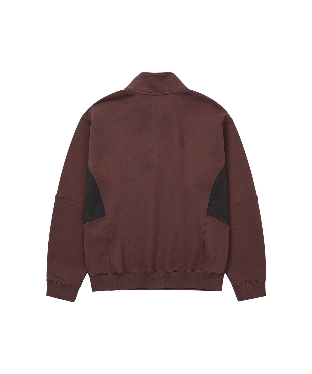 웰빙익스프레스(WELLBEING EXPRESS) Embroidered Half Zip Sweatshirt Burgundy
